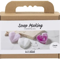 Mini DIY Kit Tvåltillverkning, Hjärtan, rosa, 1 förp.