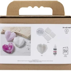 Mini DIY Kit Tvåltillverkning, Hjärtan, rosa, 1 förp.
