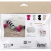 Mini DIY Kit Virkning, Hundben, 1 förp.