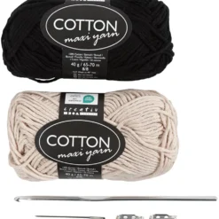 Mini DIY Kit Virkning, Väska med ros, 1 förp.