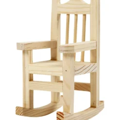 Minimöbler, stol, bänk, gungstol, bord, barnvagn, H: 5,8-10,5 cm, 50 st./ 1 förp.