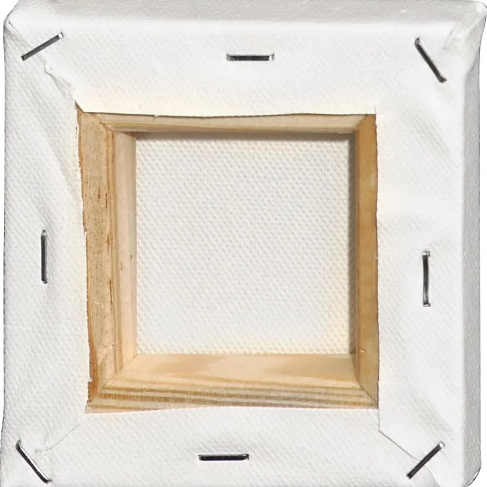 Målarduk, D: 1,6 cm, stl. 10x10 cm, 360 g, vit, 1 st.