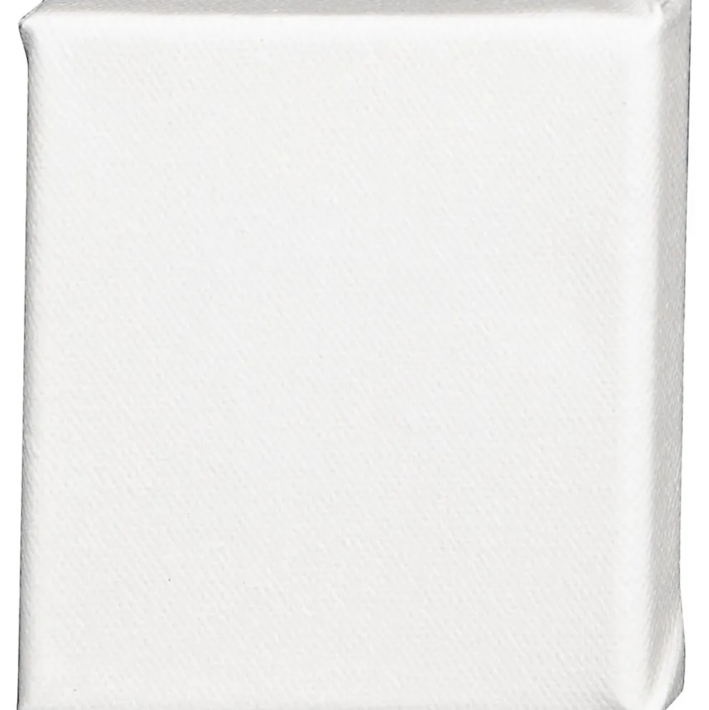 Målarduk, D: 1,6 cm, stl. 10x10 cm, 360 g, vit, 10 st./ 1 förp.