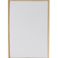 Målarplatta med ram, stl. 15,8x23,8 cm, 280 g, vit, 1 st.