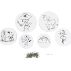 Mobil med motiv, Dia. 12+15+18 cm, 300 g, vit, 20 set/ 1 förp.