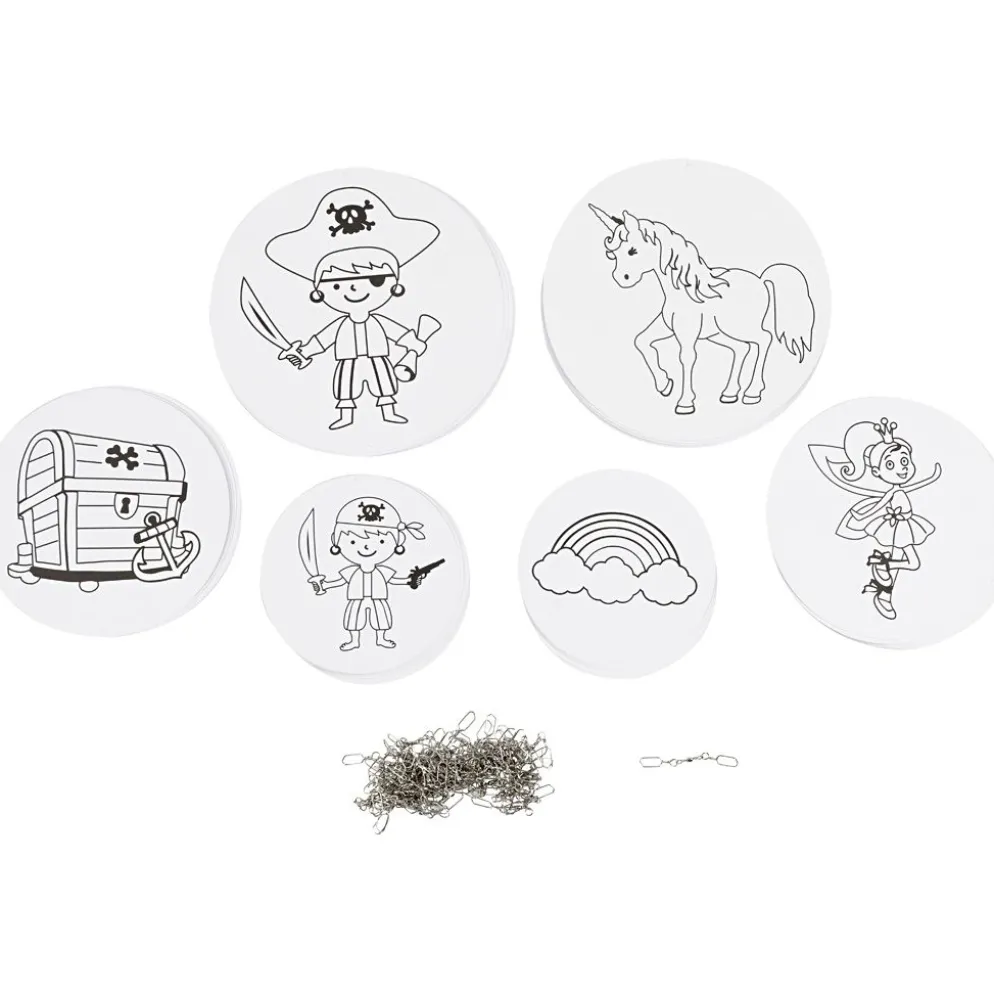 Mobil med motiv, Dia. 12+15+18 cm, 300 g, vit, 20 set/ 1 förp.