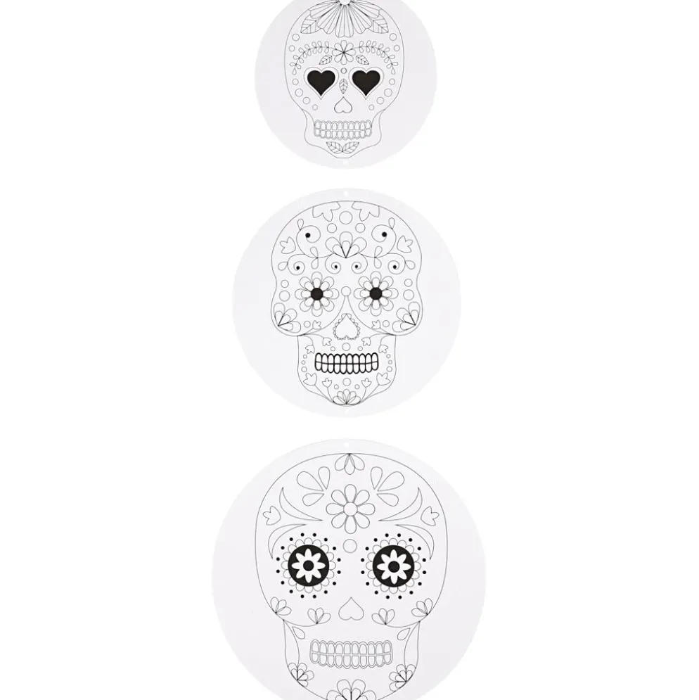 Mobil med motiv, Dia. 12+15+18 cm, 300 g, vit, 3 set/ 1 förp.