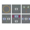 Motionsplattor Vinyl, 6 st./ 1 set