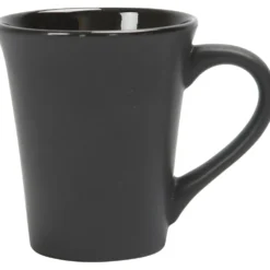 Muggar, H: 10 cm, Dia. 5,9-8,7 cm, 300 ml, ca. 300 ml, svart, 12 st./ 1 förp.