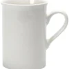 Muggar, H: 10 cm, Dia. 7,4 cm, vit, 2 st./ 1 förp.