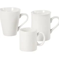 Muggar, H: 7-10 cm, vit, 48 st./ 1 förp.