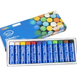 Mungyo Maxi oljepastell, tjocklek 17 mm, mixade färger, 12 st./ 1 förp.