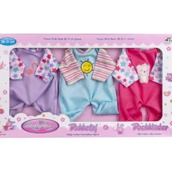 My Baby Love dockkläder, L: 28-31 cm, Innehållet kan variera , 3 set/ 1 förp.