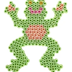 NABBI BioBeads Pärlplatta, groda, stl. 10x12 cm, medium, 1 st.