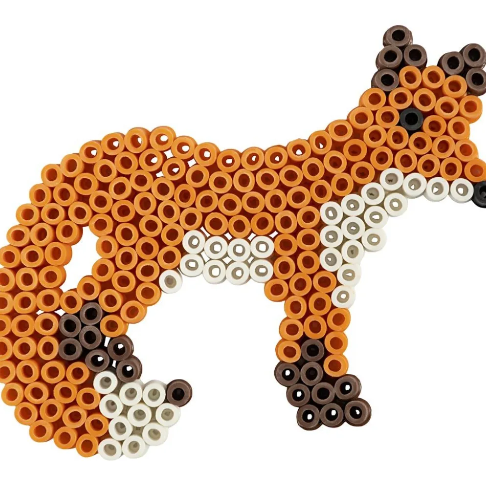 NABBI BioBeads Pärlplatta, räv, stl. 9,5x13,4 cm, medium, 1 st.
