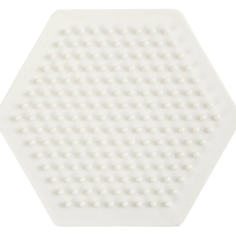 NABBI BioBeads Pärlplatta, sexkantig, stl. 8,5x8,5 cm, medium, 1 st.