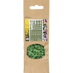 NABBI BioBeads, stl. 5x5 mm, Hålstl. 2.5 mm, medium, grön, 1000 st./ 1 förp.