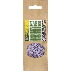 NABBI BioBeads, stl. 5x5 mm, Hålstl. 2.5 mm, medium, lila, 1000 st./ 1 förp.