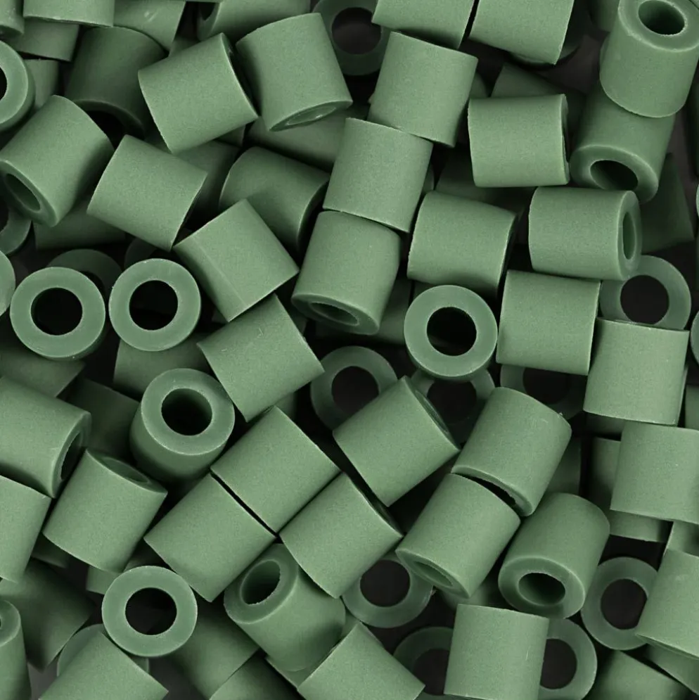 NABBI BioBeads, stl. 5x5 mm, Hålstl. 2,5 mm, medium, mörkgrön, 1000 st./ 1 förp.
