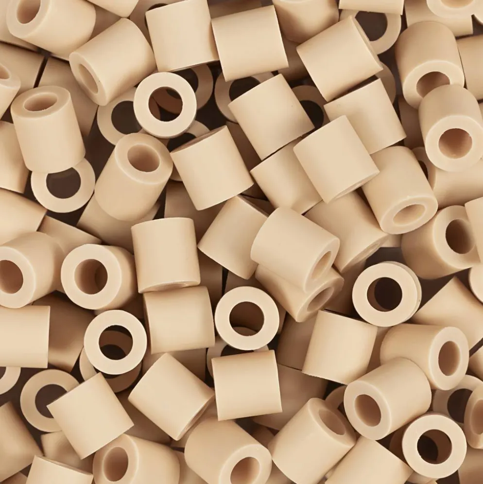 NABBI BioBeads, stl. 5x5 mm, Hålstl. 2.5 mm, medium, cream, 1000 st./ 1 förp.