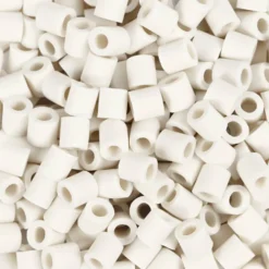 NABBI BioBeads, stl. 5x5 mm, Hålstl. 2.5 mm, medium, vit, 1000 st./ 1 förp.