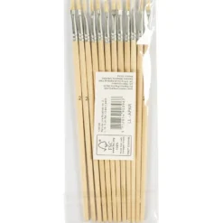 Natur Line Penslar, nr. 2, L: 18.5 cm, platta, 12 st./ 1 förp.