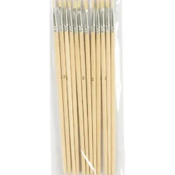 Natur Line Penslar, nr. 2, L: 18.5 cm, platta, 12 st./ 1 förp.