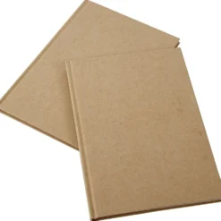Notisbok, A5, linjer, 60 g, brun, 1 st.