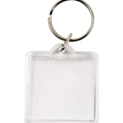Nyckelringar berlocker, stl. 40x40 mm, 25 st./ 1 förp.