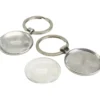 Nyckelring med akrylinsats, stl. 6,5 cm, 12 st./ 1 förp.