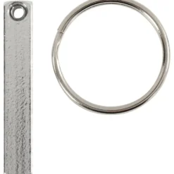 Nyckelringskit, stl. 40x5 mm, 6 st./ 1 förp.