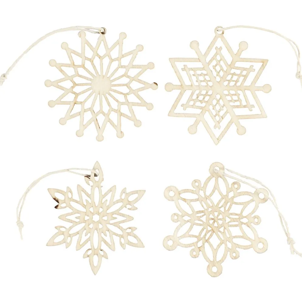 Ornament, Dia. 7 cm, tjocklek 0,3 cm, 200 st./ 1 förp.