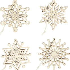 Ornament, Dia. 7 cm, tjocklek 0,3 cm, 8 st./ 1 förp.