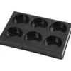 Palett till vattenfärg, Dia. 44 mm, stl. 11x16 cm, svart, 1 st.