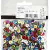 Paljetter, runda, stl. 6 mm, 10 g/ 1 förp.
