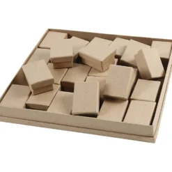 Pappaskar, H: 3,5 cm, stl. 5x7 cm, 24 st./ 1 förp.