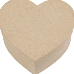 Pappaskar hjärta, H: 5+6,5+7,5 cm, B: 10+12,5+15 cm, 3 st./ 1 set