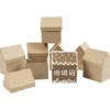 Pappaskar hus, H: 10,5 cm, stl. 6x8,5 cm, 5x4 st./ 1 förp.