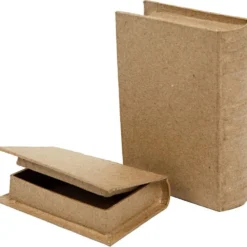 Pappaskar miniböcker, stl. 8x11,5x2,5 cm, 2 st./ 1 set
