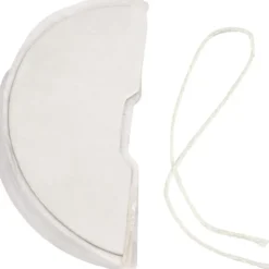 Pappersdekoration, Dia. 8 cm, vit, 10 st./ 1 förp.