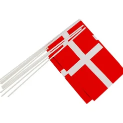 Pappersflaggor, L: 50 cm, stl. 20x27 cm, 10 st./ 1 förp., Danmark
