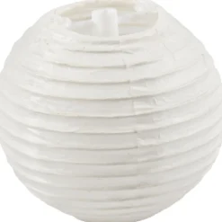 Papperslampa, Rund, Dia. 7,5 cm, vit, 10 st./ 1 förp.
