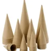 Pappstrutar, H: 8-20 cm, Dia. 4-8 cm, 50 st./ 1 förp.