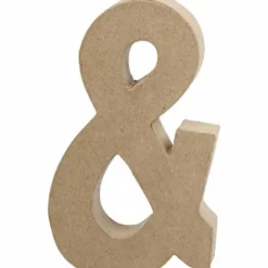 Pappsymbol, &, H: 19,9 cm, B: 11,5 cm, tjocklek 2,5 cm, 1 st.