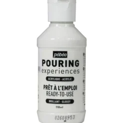 Pebeo akrylfärg för hällning, vit, titanium, 118 ml/ 1 flaska