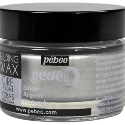 Pebeo förgyllningsvax, silver, 30 ml/ 1 burk