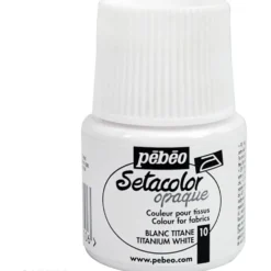 Pebeo tygfärg, vit, 45 ml/ 1 flaska