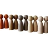 Peg People of the World – träfigurer, H: 7,5 cm, mixade färger, 10 st./ 1 förp.