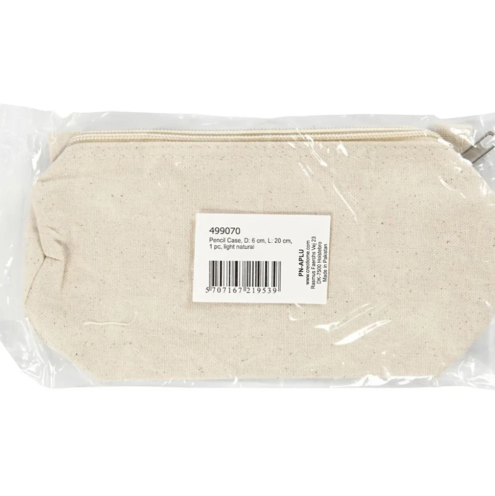 Pennfodral, L: 20 cm, Dia. 6 cm, 300 g, ljusnatur, 1 st.