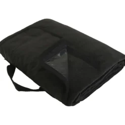 Picknickfilt, stl. 130x150 cm, svart, 1 st.